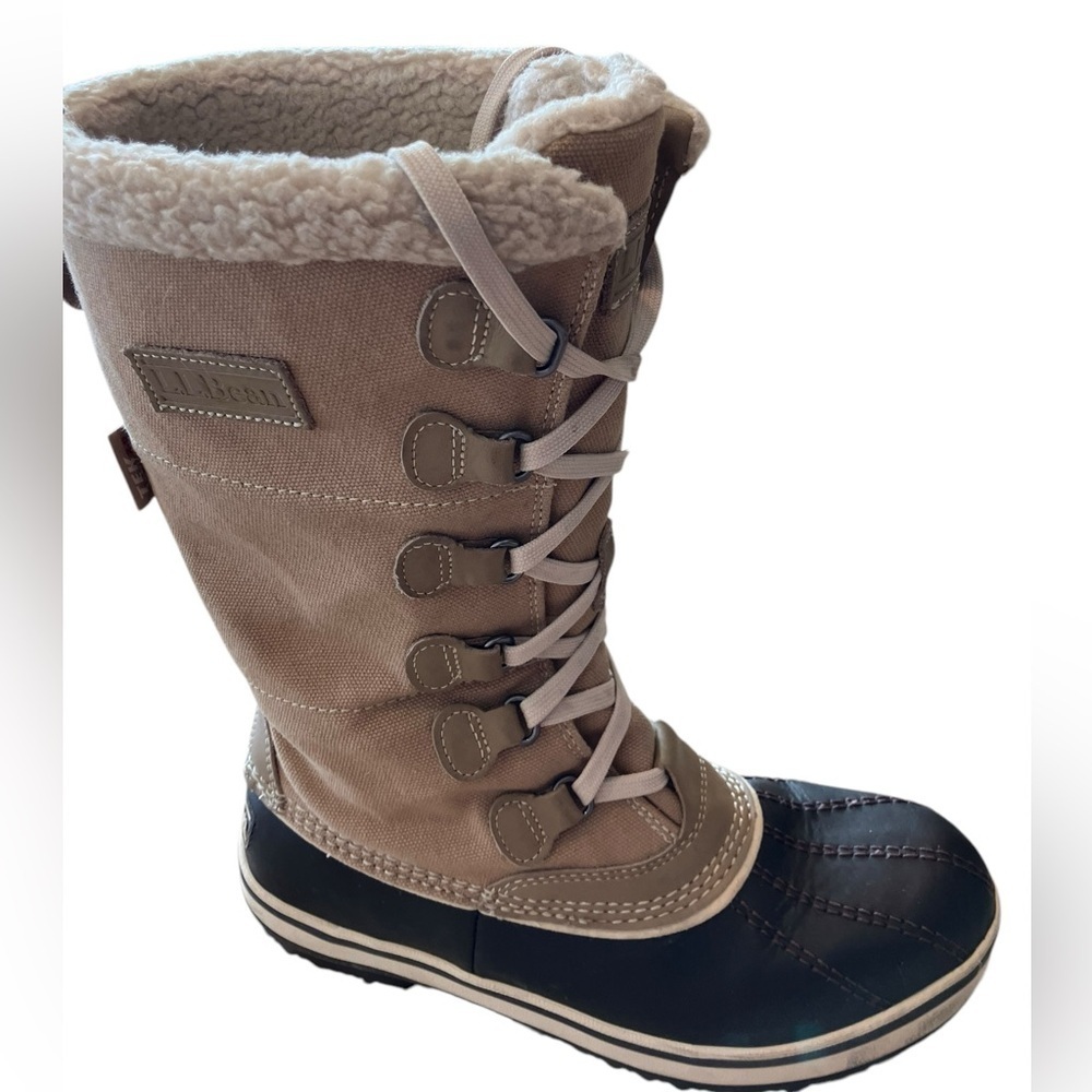 🥾L.L. Bean Brown and Tan Winter Boots 🥾